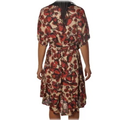 Ottod'Ame - Strawberry Pattern Dress - Beige/Black - Dresses - Luxury Exclusive Collection - Avvenice