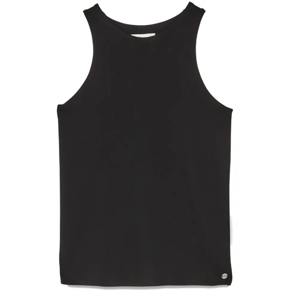 Ottod'Ame - Stretch Collar Top - Black - Top - Luxury Exclusive Collection - Avvenice