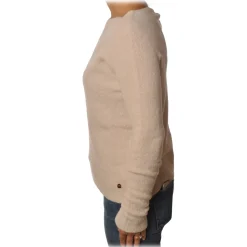 Ottod'Ame - Sweater in Strech Yarn - Powder Pink - Sweater - Luxury Exclusive Collection - Avvenice