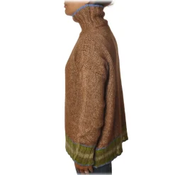 Ottod'Ame - Sweater in Strech Yarn - Hazel - Sweater - Luxury Exclusive Collection - Avvenice