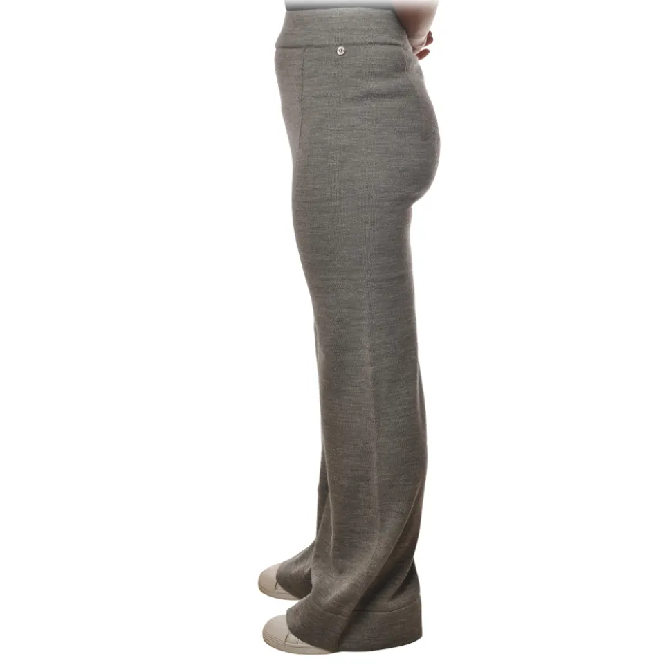 Ottod'Ame - Trousers in Mesh Fabric - Grey - Trousers - Luxury Exclusive Collection - Avvenice