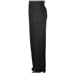Ottod'Ame - Trousers with Elastic Waist - Black - Trousers - Luxury Exclusive Collection - Avvenice