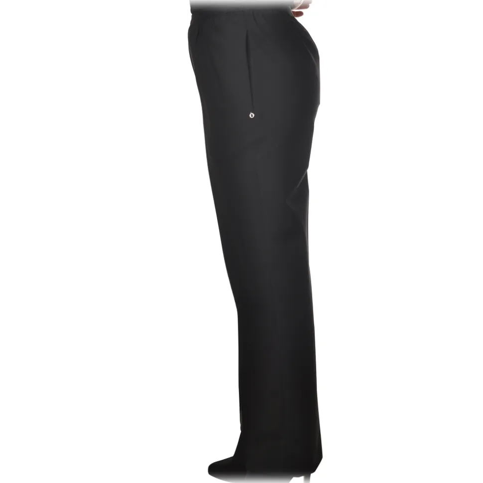 Ottod'Ame - Trousers with Elastic - Black - Trousers - Luxury Exclusive Collection - Avvenice