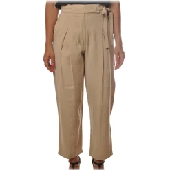 Ottod'Ame - Trousers with Strap and Sash - Beige - Trousers - Luxury Exclusive Collection - Avvenice