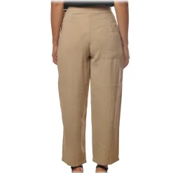 Ottod'Ame - Trousers with Strap and Sash - Beige - Trousers - Luxury Exclusive Collection - Avvenice