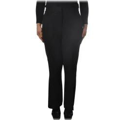 Ottod'Ame - Trousers with Trumpet Bottom - Black - Trousers - Luxury Exclusive Collection - Avvenice