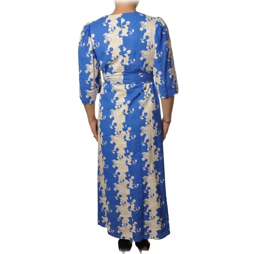 Ottod'Ame - Two Tone Pattern Dress - White/Blu - Dresses - Luxury Exclusive Collection - Avvenice