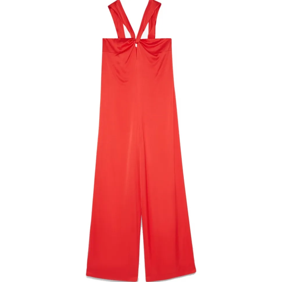 Ottod'Ame - Viscose Long Suit with Cross Detail - Red - Dresses - Luxury Exclusive Collection - Avvenice