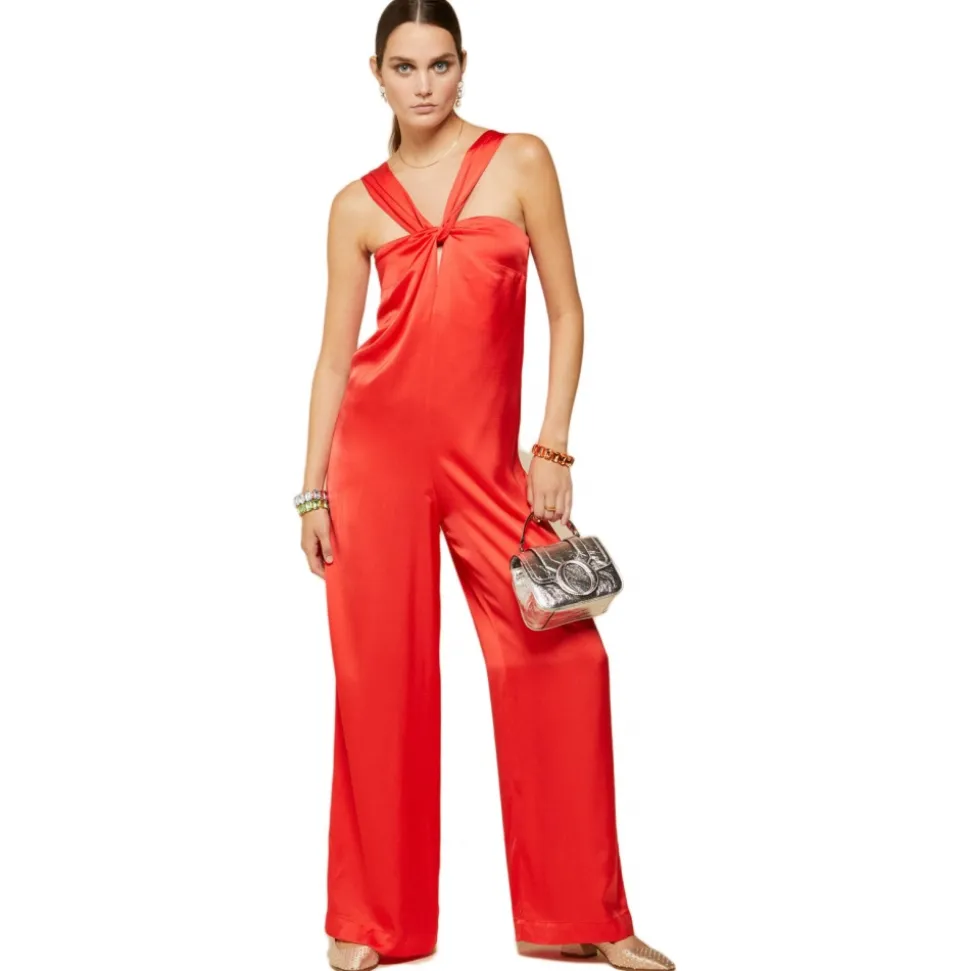 Ottod'Ame - Viscose Long Suit with Cross Detail - Red - Dresses - Luxury Exclusive Collection - Avvenice