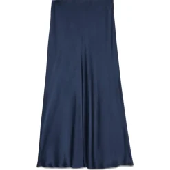 Ottod'Ame - Viscose Midi Skirt with Elastic Waistband - Blue - Skirt - Luxury Exclusive Collection - Avvenice