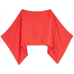 Ottod'Ame - Viscose Shirt with Kimono Sleeves - Coral Red - Shirt - Luxury Exclusive Collection - Avvenice