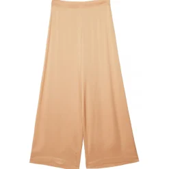 Ottod'Ame - Viscose Wide Leg Trousers - Nude - Trousers - Luxury Exclusive Collection - Avvenice