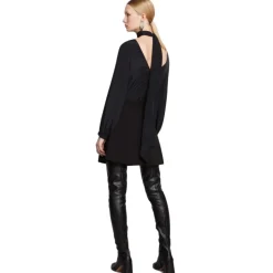 Ottod'Ame - Wallet Style Flared Miniskirt - Black - Skirt - Luxury Exclusive Collection - Avvenice