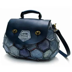 PangaeA - AfricA Model - PangaeA Bag - Artisan Leather Casual Handbag - Avvenice