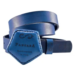 PangaeA - PangaeA Belt - Blue - PangaeA Accessories - Artisan Leather Belt - Avvenice