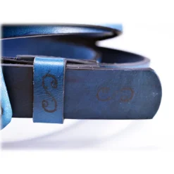 PangaeA - PangaeA Belt - Blue - PangaeA Accessories - Artisan Leather Belt - Avvenice