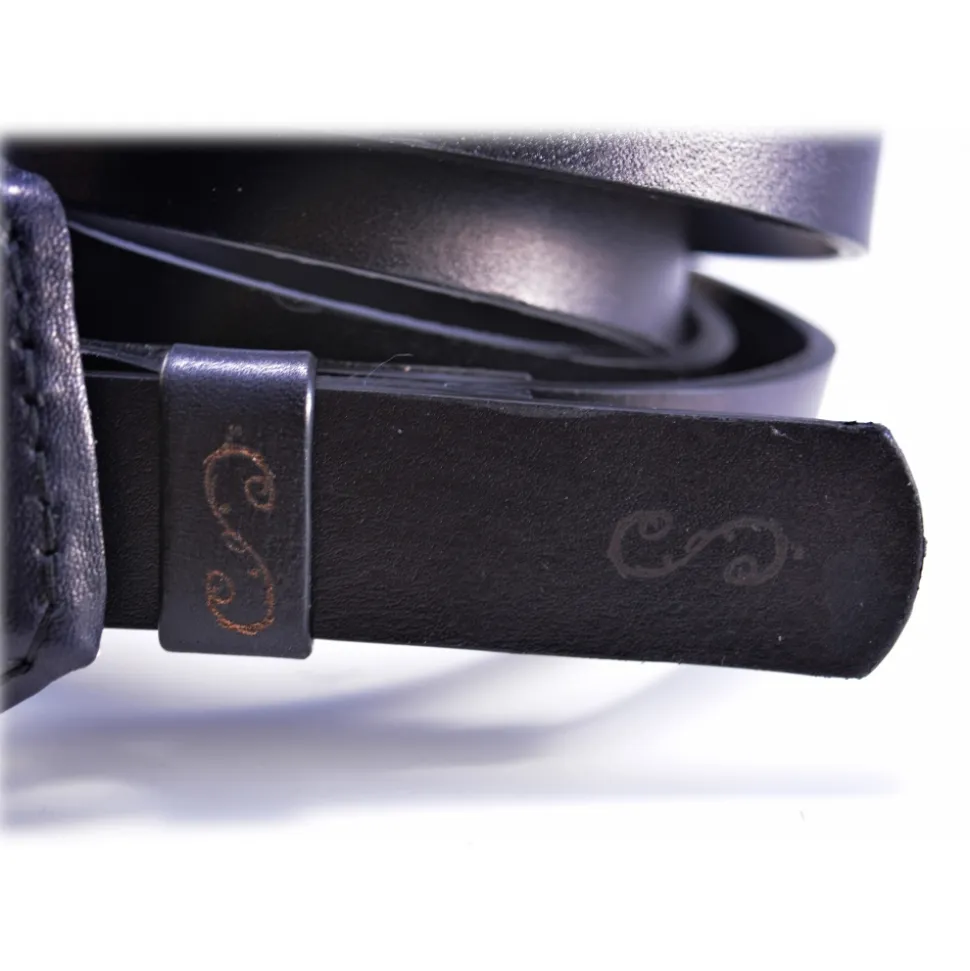 PangaeA - PangaeA Belt - Black - PangaeA Accessories - Artisan Leather Belt - Avvenice
