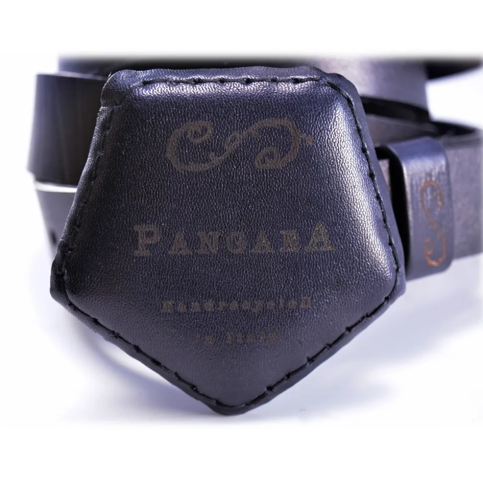 PangaeA - PangaeA Belt - Black - PangaeA Accessories - Artisan Leather Belt - Avvenice