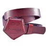 PangaeA - PangaeA Belt - Bordeaux - PangaeA Accessories - Artisan Leather Belt - Avvenice