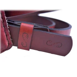 PangaeA - PangaeA Belt - Bordeaux - PangaeA Accessories - Artisan Leather Belt - Avvenice