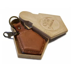 PangaeA - PangaeA Keychain - Suspenders PangaeA Y - Artisan Leather Keychain - Avvenice
