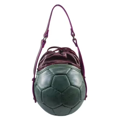 PangaeA - PangaeA Prima Pelle Bag - Green Bordeaux - Original Model - Artisan Leather Casual Handbag - Avvenice