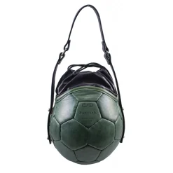 PangaeA - PangaeA Prima Pelle Bag - Green Black - Original Model - Artisan Leather Casual Handbag - Avvenice