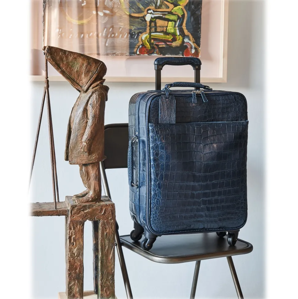 Parmeggiani - Take Off - Crocodile Trolley - Italian Artisan Trolley - Luxury Exclusive Collection - Avvenice