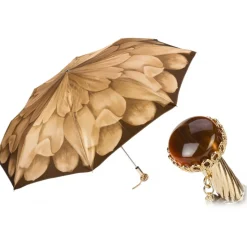 Pasotti Ombrelli 1956 - 257 21065-40 A29 - Beige Petal Folding Umbrella - Luxury Artisan High Quality Umbrella - Avvenice