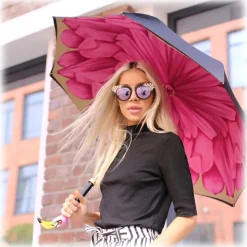 Pasotti Ombrelli 1956 - 189 21065-30 K9 - Flamingo Umbrella - Luxury Artisan High Quality Umbrella - Avvenice