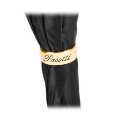 Pasotti Ombrelli 1956 - 189 52417-12 W35 - Spotted Umbrella with Golden Tiger - Luxury Artisan High Quality Umbrella - Avvenice