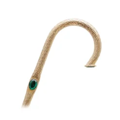 Pasotti Ombrelli 1956 - 189 Hawaii P5 - Black Umbrella with Peacock Interior - Luxury Artisan High Quality Umbrella - Avvenice