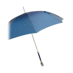 Pasotti Ombrelli 1956 - 185N 21284-17 W68PB - Blue Swarovski® Umbrella - Luxury Artisan High Quality Umbrella - Avvenice