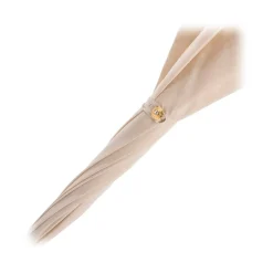 Pasotti Ombrelli 1956 - 386OR Serge-65 E11 - Elegant Ecru Parasol - Luxury Artisan High Quality Umbrella - Avvenice