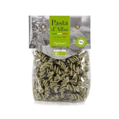 Pasta d'Alba - Organic Fusilli of Rice and Spinach - Gluten Free Line - Artisan Organic Italian Pasta - Avvenice