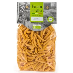 Pasta d'Alba - Organic Penne with Corn - Gluten Free Line - Artisan Organic Italian Pasta - Avvenice