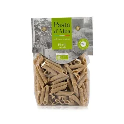 Pasta d'Alba - Organic Penne with Green Peas - Gluten Free Line - Artisan Organic Italian Pasta - Avvenice