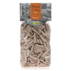 Pasta d'Alba - Organic Penne with Kamuth Whole Wheat Flour - Artisan Line -  - Artisan Organic Italian Pasta - Avvenice