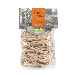Pasta d'Alba - Organic Tagliolini with Kamut Whole Wheat - Artisan Line - Artisan Organic Italian Pasta - Avvenice