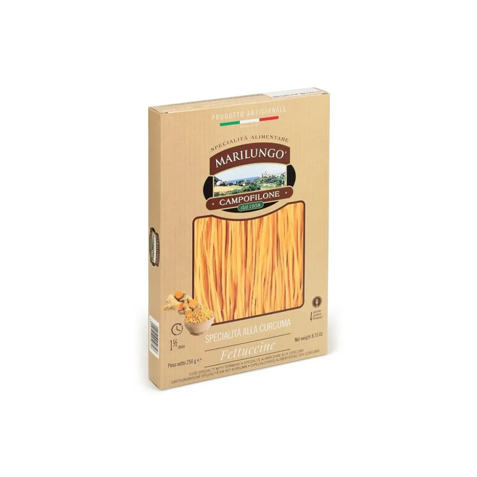 Pasta Marilungo - Fettuccine at Turmeric - Food Specialties - Pasta of Campofilone - Avvenice