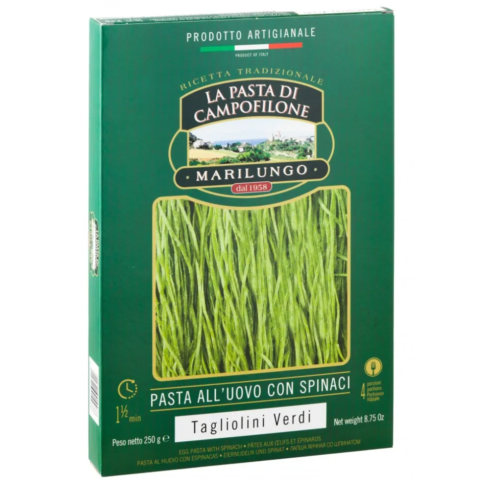 Pasta Marilungo - Green Tagliolini - Pasta of Campofilone - Avvenice