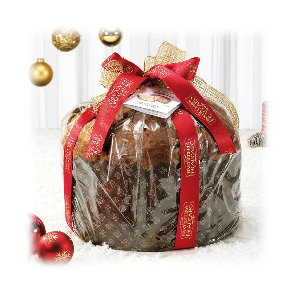 Pasticceria Fraccaro - Ancient Panettone - Bow Wrapping - Artisan Panettone - Fraccaro Spumadoro - 5 Kg - Avvenice