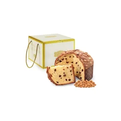 Pasticceria Fraccaro - Classic Panettone with Almonds - Gold Box - Artisan Panettone - Fraccaro Spumadoro - Avvenice
