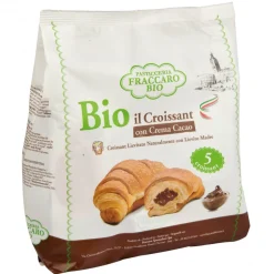 Pasticceria Fraccaro - Organic Croissant with Chocolate Cream Without Palma Oil - Organic Croissant - Fraccaro Spumadoro - Avvenice