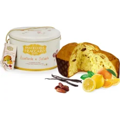 Pasticceria Fraccaro - Slow Food - Artisan Panettone with Dates, Candies and Vanilla - Excellences Line - Fraccaro Spumadoro - Avvenice