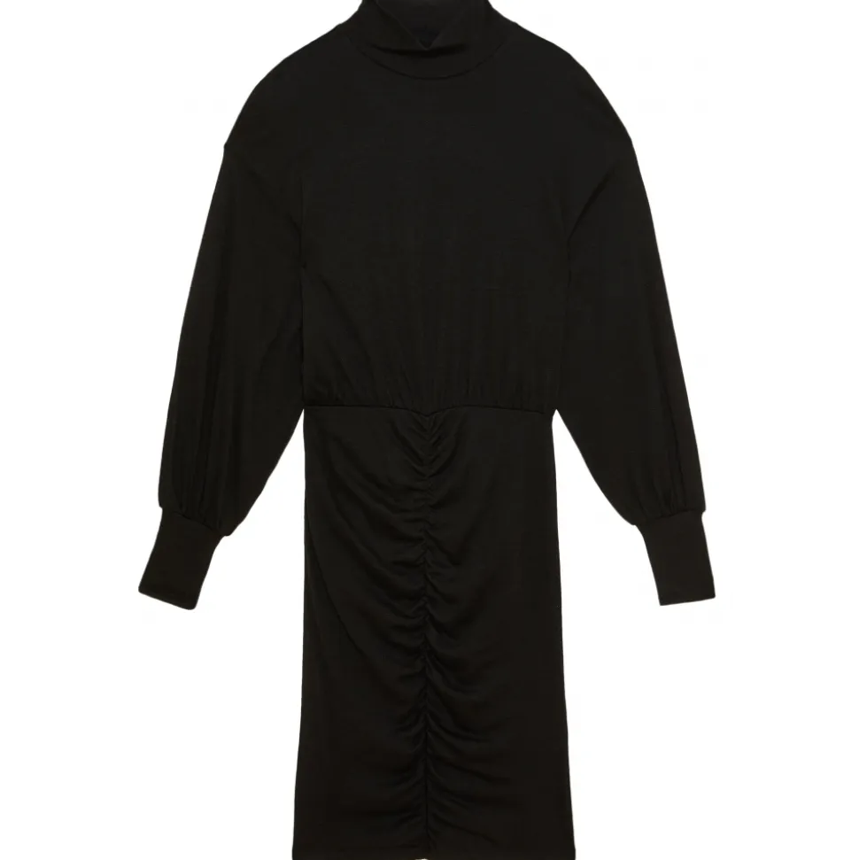 Patrizia Pepe - Dress with Draped Miniskirt - Black - Made in Italy - Luxury Exclusive Collection - Avvenice