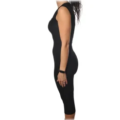 Patrizia Pepe - Knitted Sheath Dress with Opening Detail - Black - Dress - Made in Italy - Luxury Exclusive Collection - Avvenice