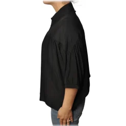 Patrizia Pepe - Lightweight Fabric Shirt - Black - Shirt - Made in Italy - Luxury Exclusive Collection - Avvenice