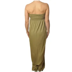 Patrizia Pepe - Long Bustier Model Dress - Light Military Green - Dress - Made in Italy - Luxury Exclusive Collection - Avvenice