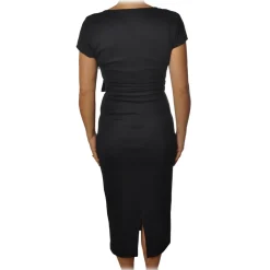 Patrizia Pepe - Midi Sheath Dress - Black - Dress - Made in Italy - Luxury Exclusive Collection - Avvenice